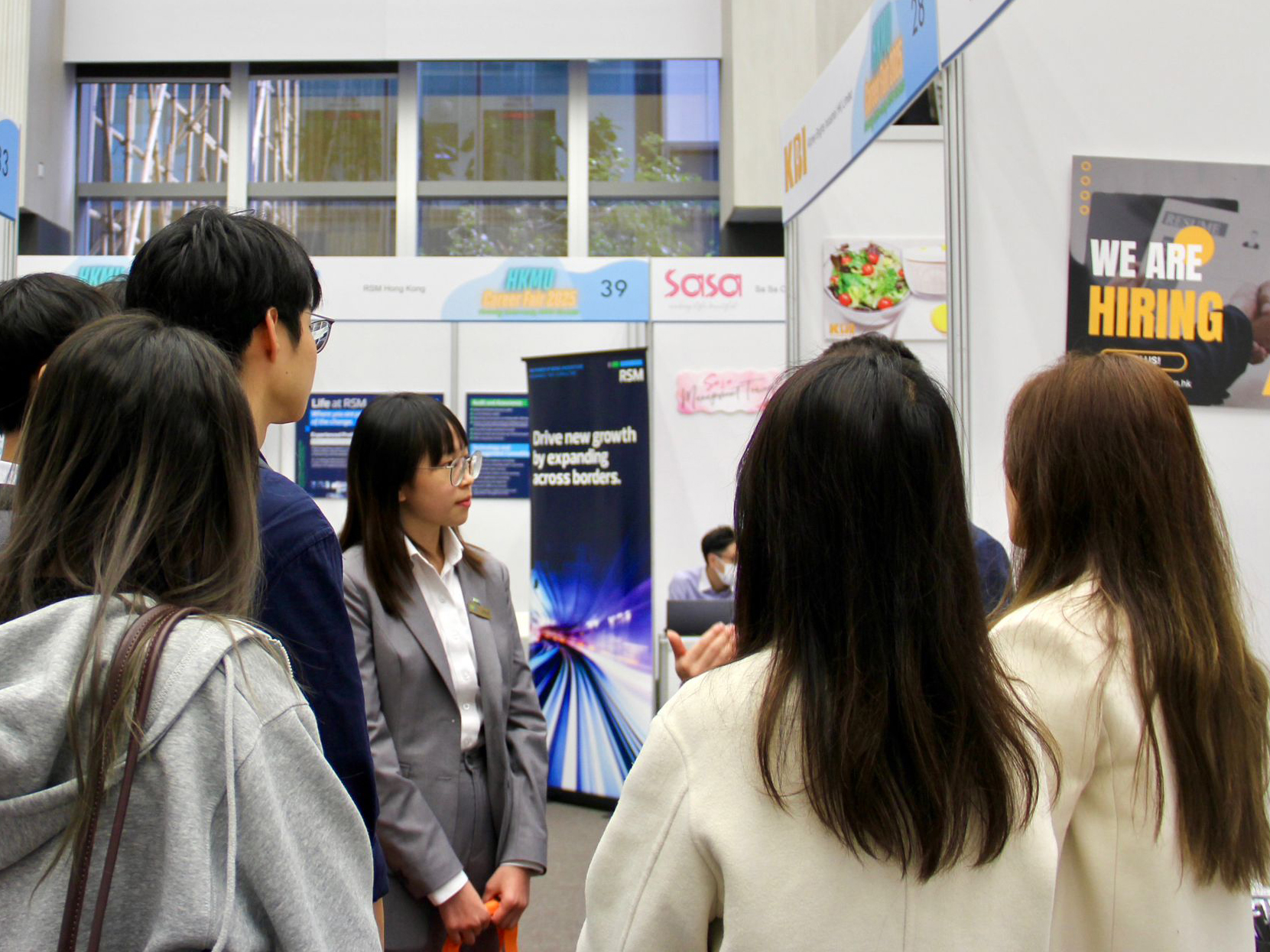 连城参与香港都会大学就业博览2025