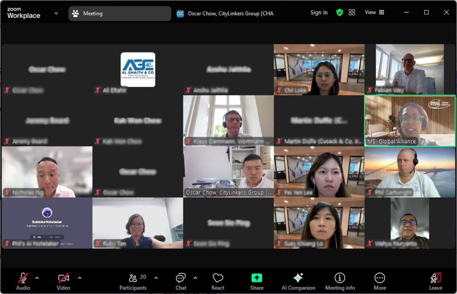 CityLinkers Group Invited to Speak at MSI SIG Festival: International Tax